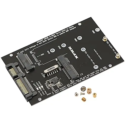 M.2 NGFF Msata SSD To SATA 3.0 2.5 Adapter M2 PCI SSD Converter Riser Card For PC Laptop Add On Card up to 6Gps