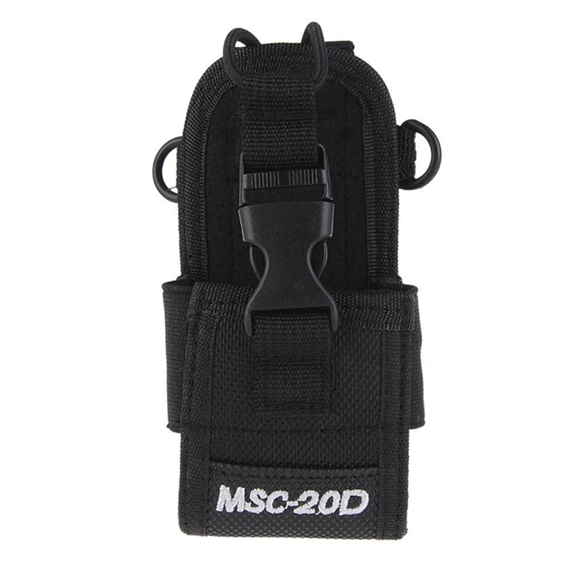 MSC-20B MSC-20D Walkie Talkie Bag Nylon Holster Carry Case For UV5R UV82 Bf888S UV-9R Plus UV-B2 TYT Radio GP328 PX777 TK3207