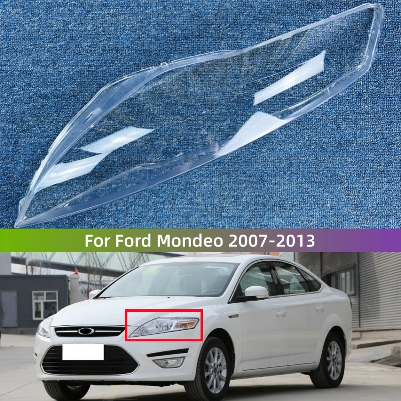 

For Ford Mondeo 2007 2009 2010 2011 2012 2013 Car Accessories Transparent PC Material Front Lamp Glass Shell