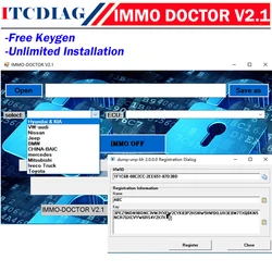FREE KEYGEN IMMO DOCTOR V2.1 Immo Off Delete ECU Chip File Softwarefor SIM2K MT38 ME 17.9.2 17.9.8 MED17.9.8 For KIA For HYUNDAI