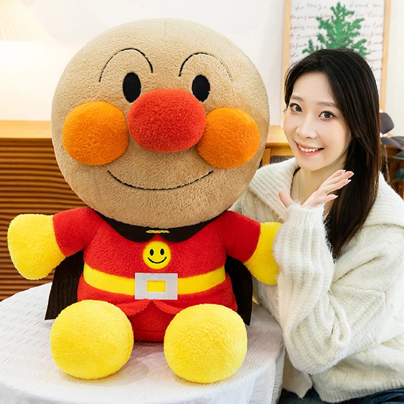 

Плюшевая игрушка Аньпанман 40-90 см, большая японская мультяшная мягкая кукла для детей, подарок на день рождения и Рождество, мягкая подушка-обнимашка для мальчиков и девочек