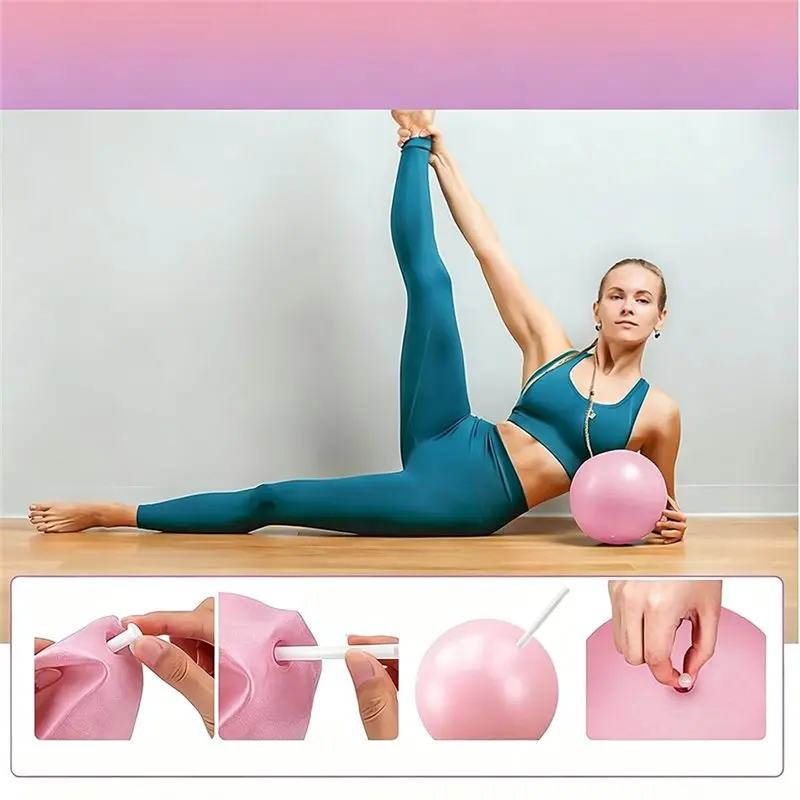 A89E-Ergonomic Full Essentials Pilates Ring Kit With Magic Circle& Foam Roller, Home Workout Equipment Set