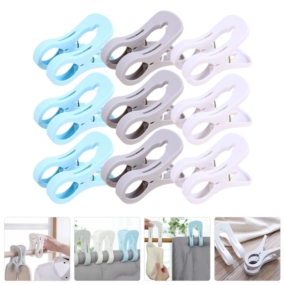 

Pool Cover Clamps Double-ended Drying Clip Windproof Clothespins Clothesline Clips