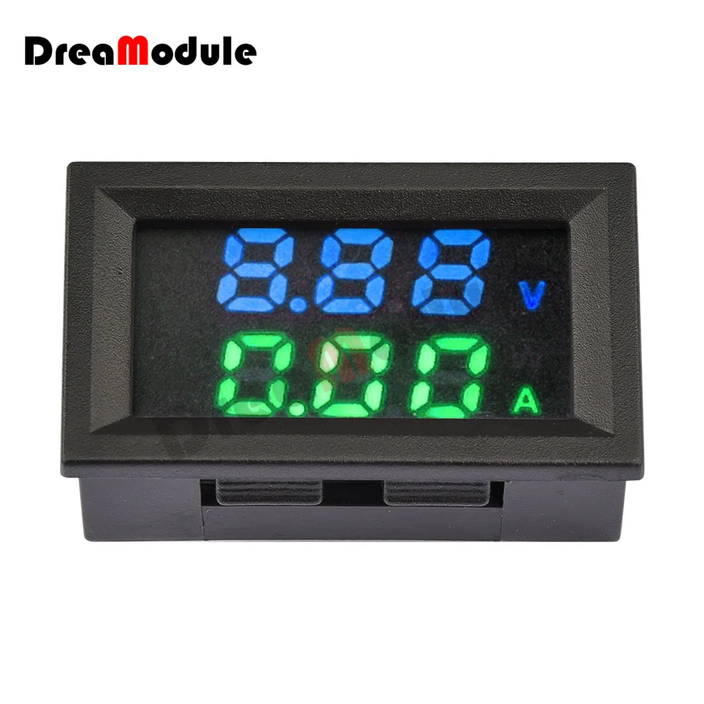 DC0-100V 50A LED Digital Voltmeter Ammeter Car Motocycle Voltage Current Meter Volt Detector Tester Monitor Panel Voltmeter Gaug