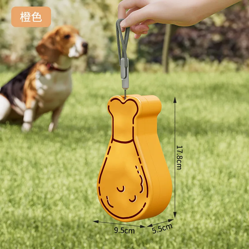 2 in 1 300ml Portable Food Grade Material Dog Cat Travel Pet Water Cup Bottle with Food Dispenser Portable Dog Water Bottle