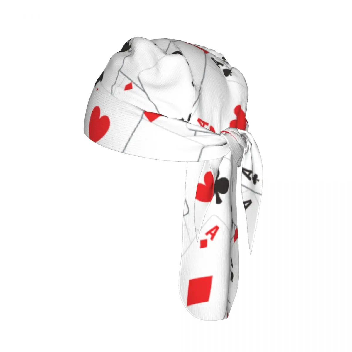 

Быстросохнущая велосипедная кепка, дышащая, влагоотводящая бандана с рисунком Poker Ace, головной убор для бега, пешего туризма и езды на велосипеде