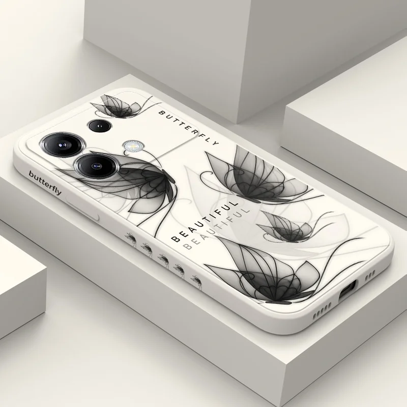 

Ethereal Butterfly Phone Case For Xiaomi Poco F7 X7 X6 F6 M6 M5 M5S F5 X5 F4 X4 M4 F3 M3 X3 Pro 4G 5G GT Silicone Cover