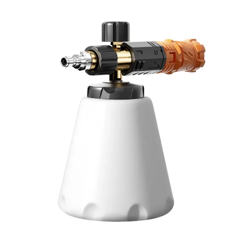 

Новая мойка высокого давления, пенопластовый горшок для мойки автомобилей, водяной пистолет для мойки автомобиля, распылитель, 1000 мл, бытовой горшок PA большого калибра