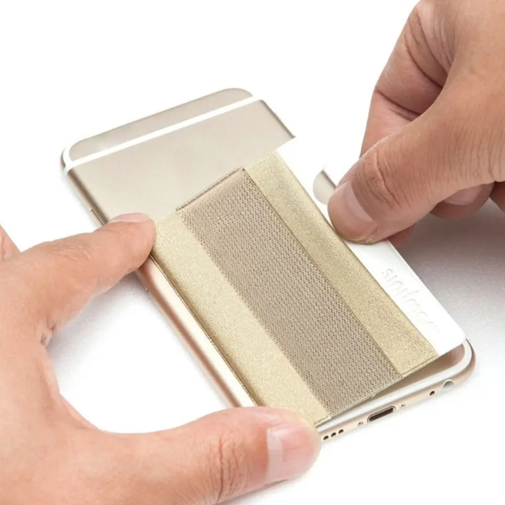 

2Pcs Portable Wallet Case Pocket ID Card Holder Phone Pouch Phone Back Card Holder Business Credit Pocket