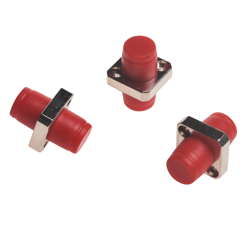 Hot Koop Glasvezel Adapter FC/UPC Vierkante flens FC-FC voor verbinding Glasvezel patchkabels FTTH Glasvezel Adapter