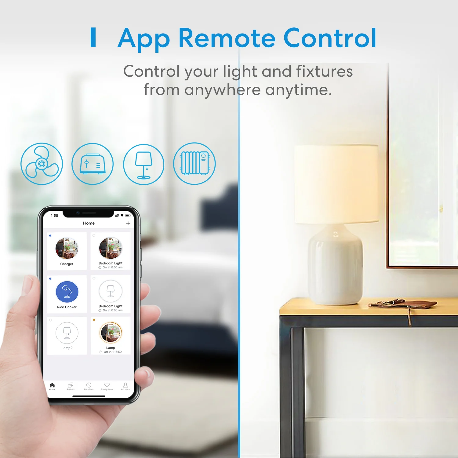 Meross HomeKit WiFi Smart Plug UK Socket Outlet Timer Schedule Wireless Voice Control Support Alexa Google Assistant SmartThings