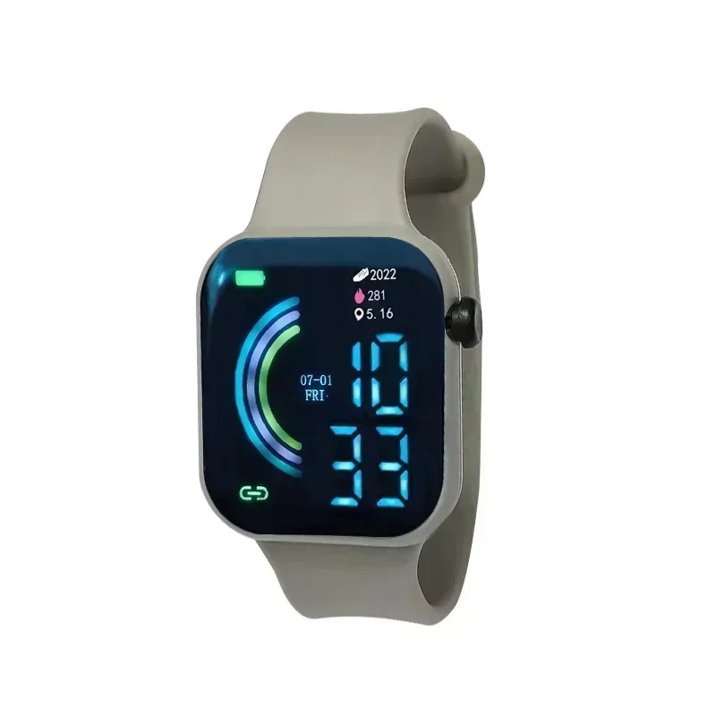 Reloj electrónico desechable 2024 para hombre, reloj Digital Wowen para niños, reloj de pulsera electrónico LED, relojes deportivos impermeables no