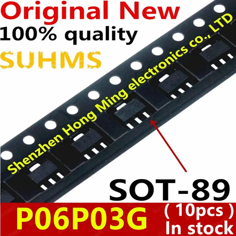 

(10piece)100% New P06P03G P06P03LCG SOT-89