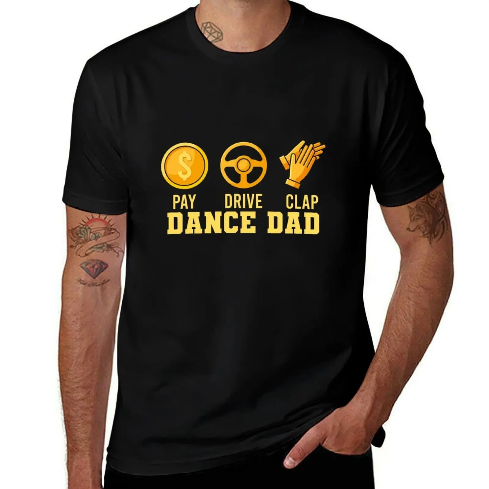 

brand shirt T-Shirt t man luxury cotton shirt man Dad 100% high quality Dance luxury t cotton men t shirt
