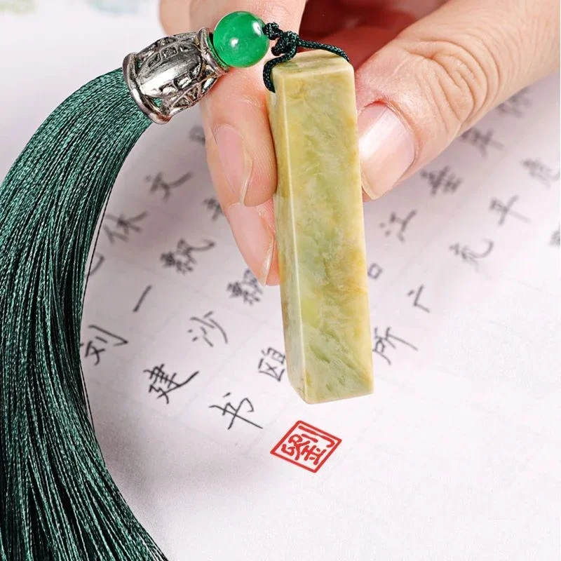 

Mini Customize Name Stamp Natural Stone Carve Square Stamp Fountain Pen Hard Pen Calligraphy Stamp Chinese Painting Private Seal