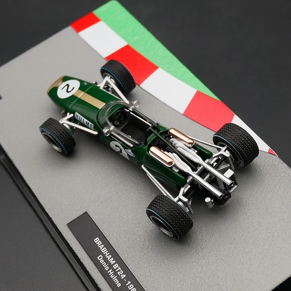 Ixo 1:43 Brabham BT24 1967 Denis Hulme Diecast Car Model Metal Toy Vehicle