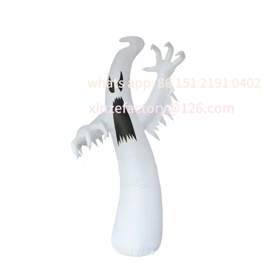 

Customizable Halloween Inflatable Air Model 3.6m Horror Ghost Lantern White Ghost Glow Ghost