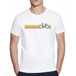 Vintage Men's Creative Retro Bicycle Cycling T-Shirt Print T SHIRT Short Sleeve Hipster O-neck Design Tops Cool streetwear Tee