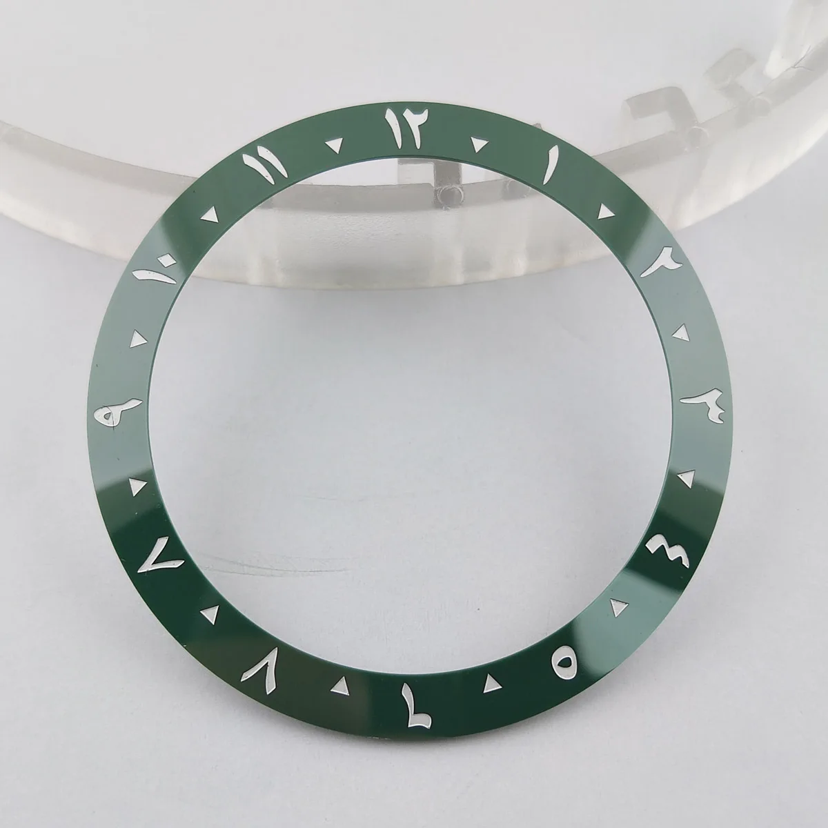 Ceramic Bezel 38mm*30.8mm Bezel Vintage Arabic Numeral Bezel Watch  No luminous Watch Accessories Inner Diameter 30.8mm