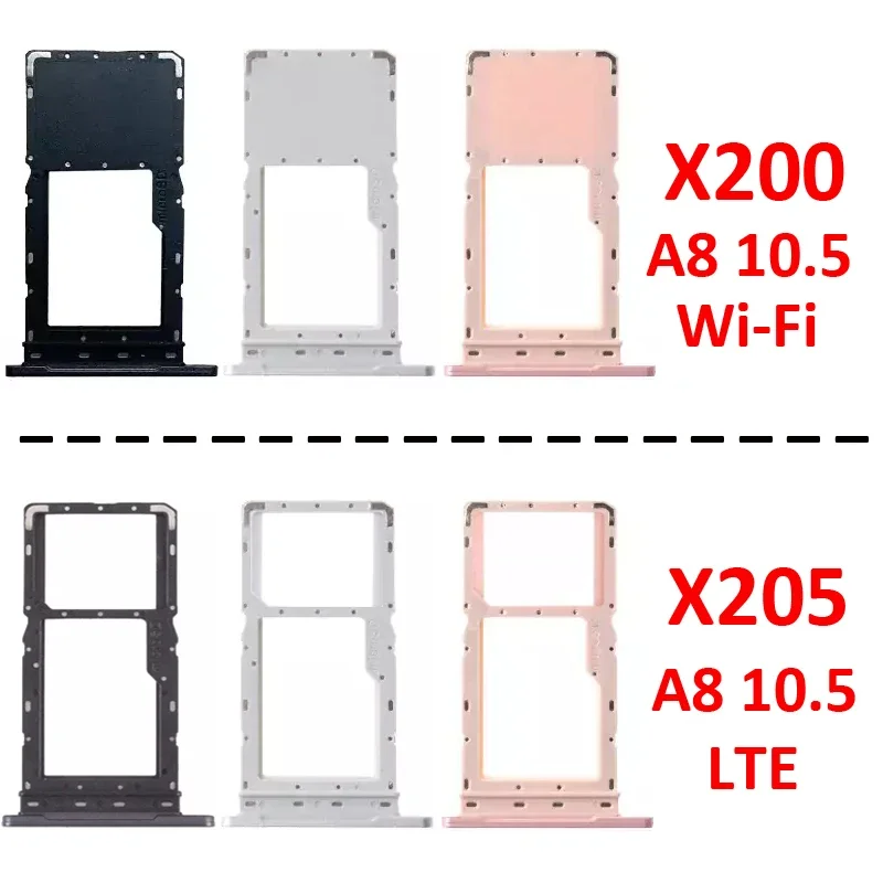 

Phone SIM Card Tray For Samsung Galaxy Tab A8 10.5" X200 X205 Chip Card Slot Holder Pocket