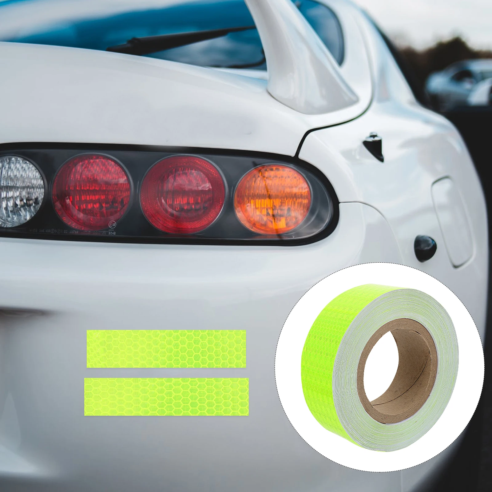 

Fluorescent Anti Slip Tape High Visibility Reflective Waterproof Yellow Pvc Reflecting Tapes