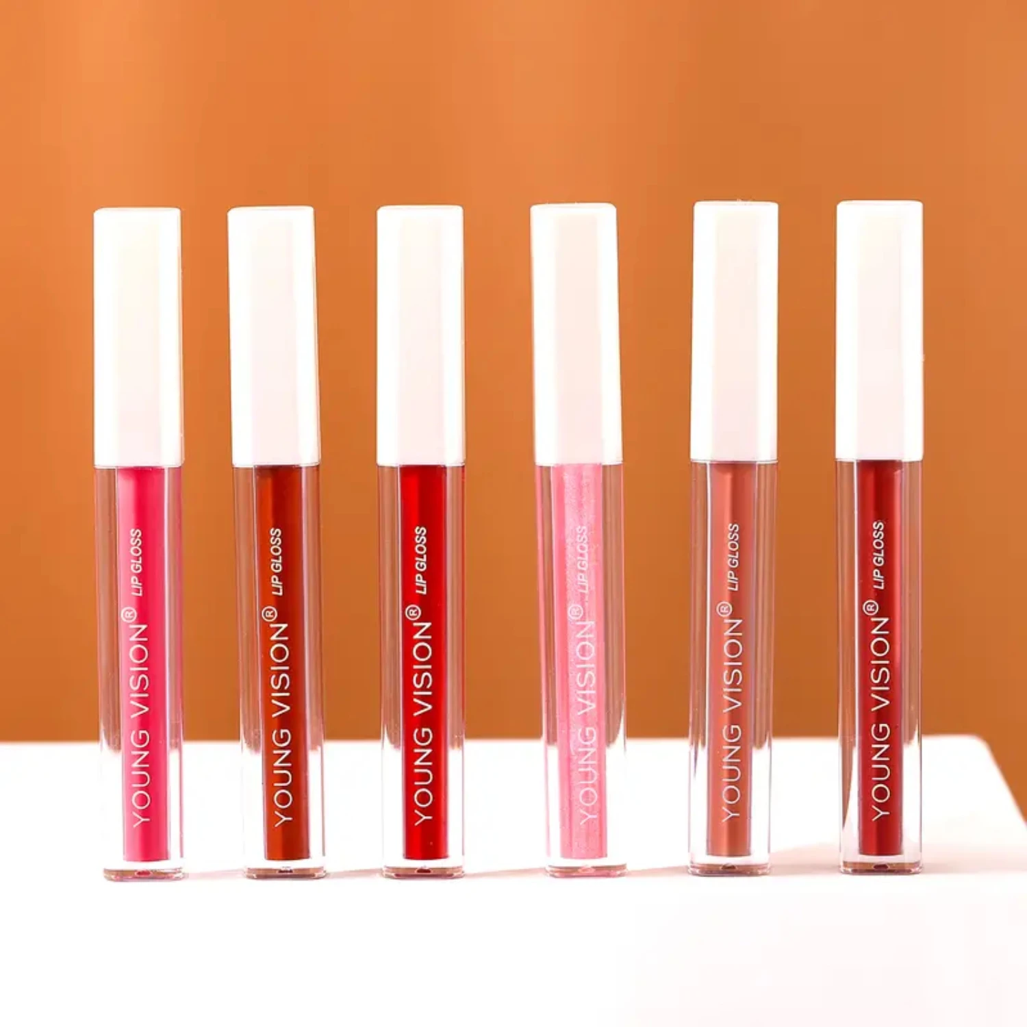 Set of 5 Young Vision Beautiful Matte Lipsticks with Lip Gloss