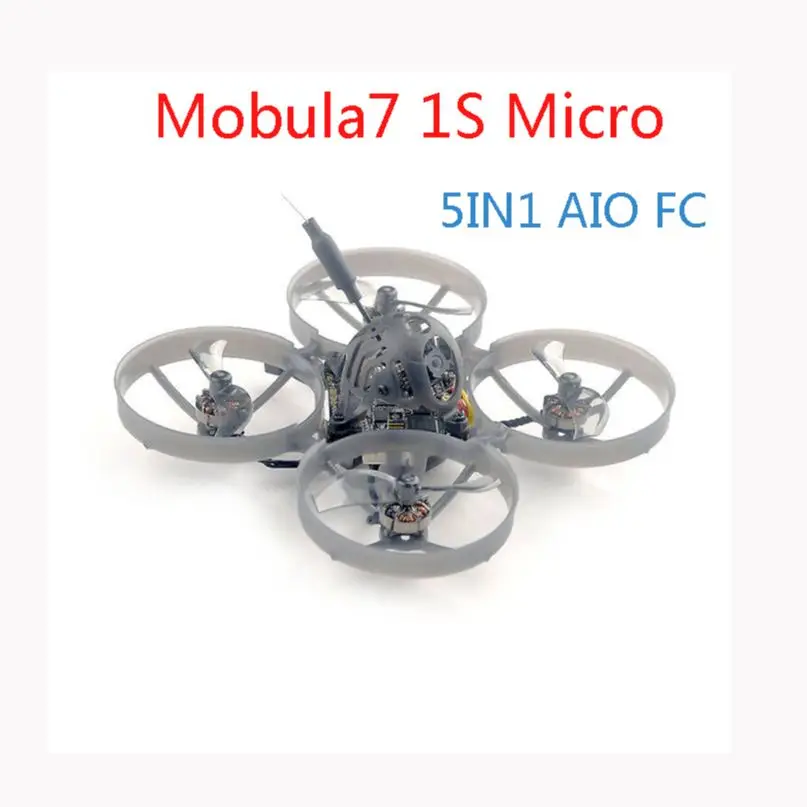 Happymodel Mobula6 / Mobula7 Mobula 7 1S Micro FPV BWhoop Drone 5IN1 AIO Flight Controller Built-in 2.4G ELRS V2.0 RX 1/3 CMOS