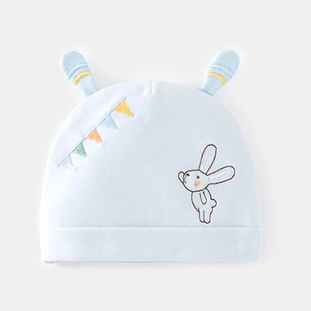 

Шапка для новорожденных, хлопковая милая двухслойная шапка для малышей на весну, осень и зиму для мальчиков 0-3 месяцев, шапочки для маленьких девочек