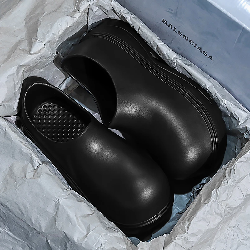 

Рабочие туфли EVA без шнурков для мужчин и женщин, маслостойкие, водонепроницаемые, нескользящие, легкие, с толстой подошвой, повседневные, для работы, от дождя