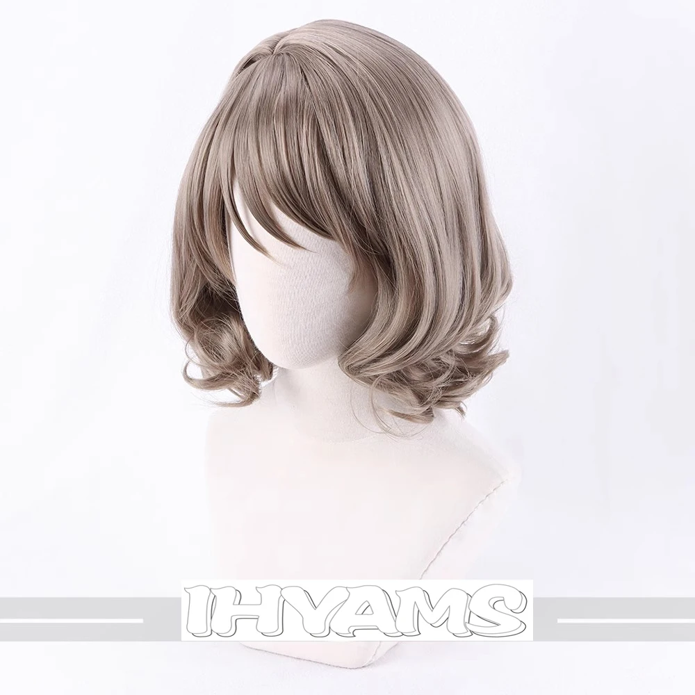 Love Live Sunshine Aqours Watanabe You 30cm Short Anime Cosplay Wigs Fiber Heat Resistant Synthetic Hair + Wig Cap