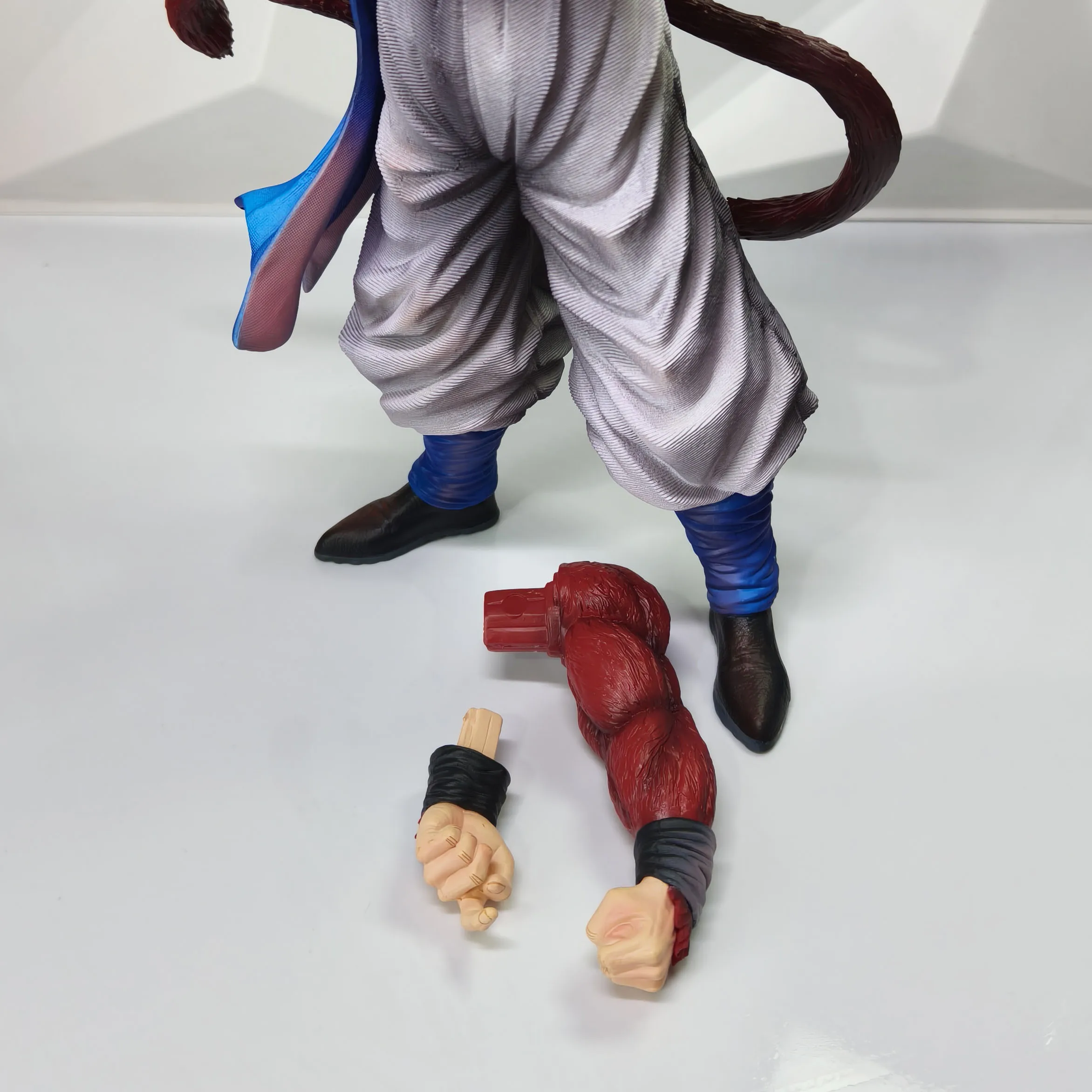 31 cm Dragon Ball Anime Figuur CY Gogeta Action Figure Super Saiyan 4 Gogeta Beeldje Met Vervang Arm Collectie standbeeld Speelgoed Gift