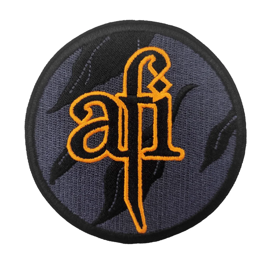 Everything You Need to Know About the 3.9 Genuine AFI Orange Music Band Iron-On Back Patch