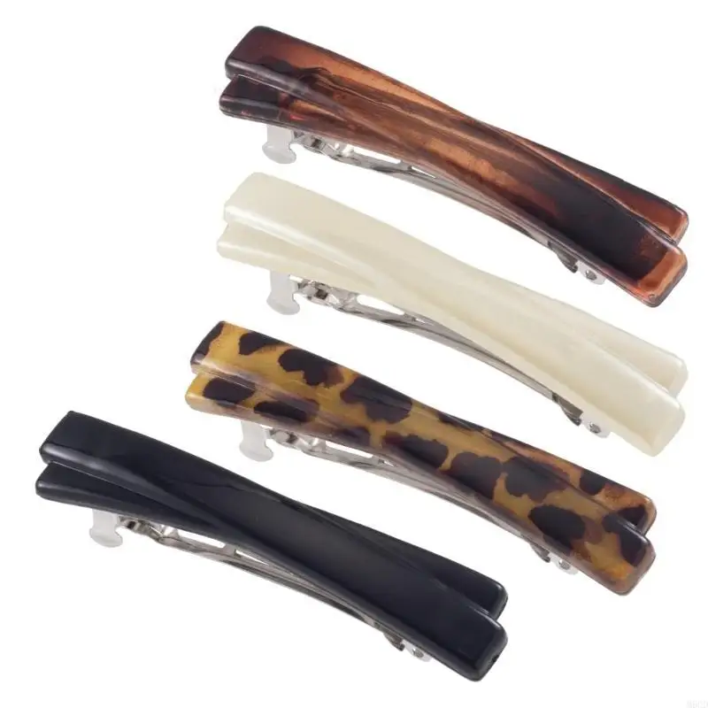 

M6CD 4pack Women Light weight Hair Clip Versatiles Hairpin Everyday Hair Accessories
