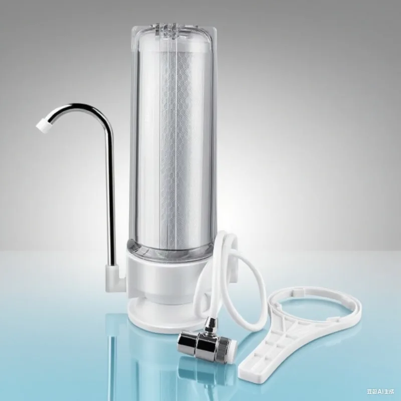 

Household single-stage benchtop water filter 10 inches with activated carbon filter