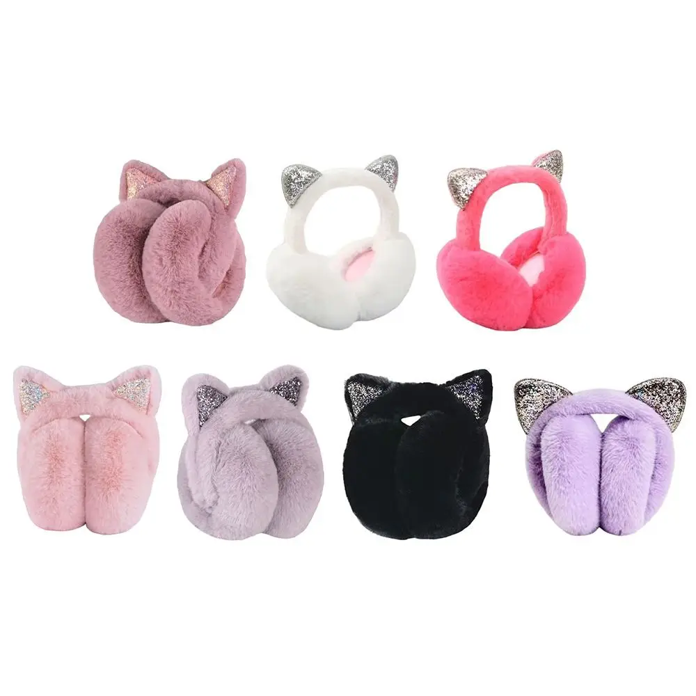 Cute Rabbit Design Animal Ear Earflap Hat Frog Animal Style Foldable Design Warm Ear Muffs Cartoon Pattern Korean Style