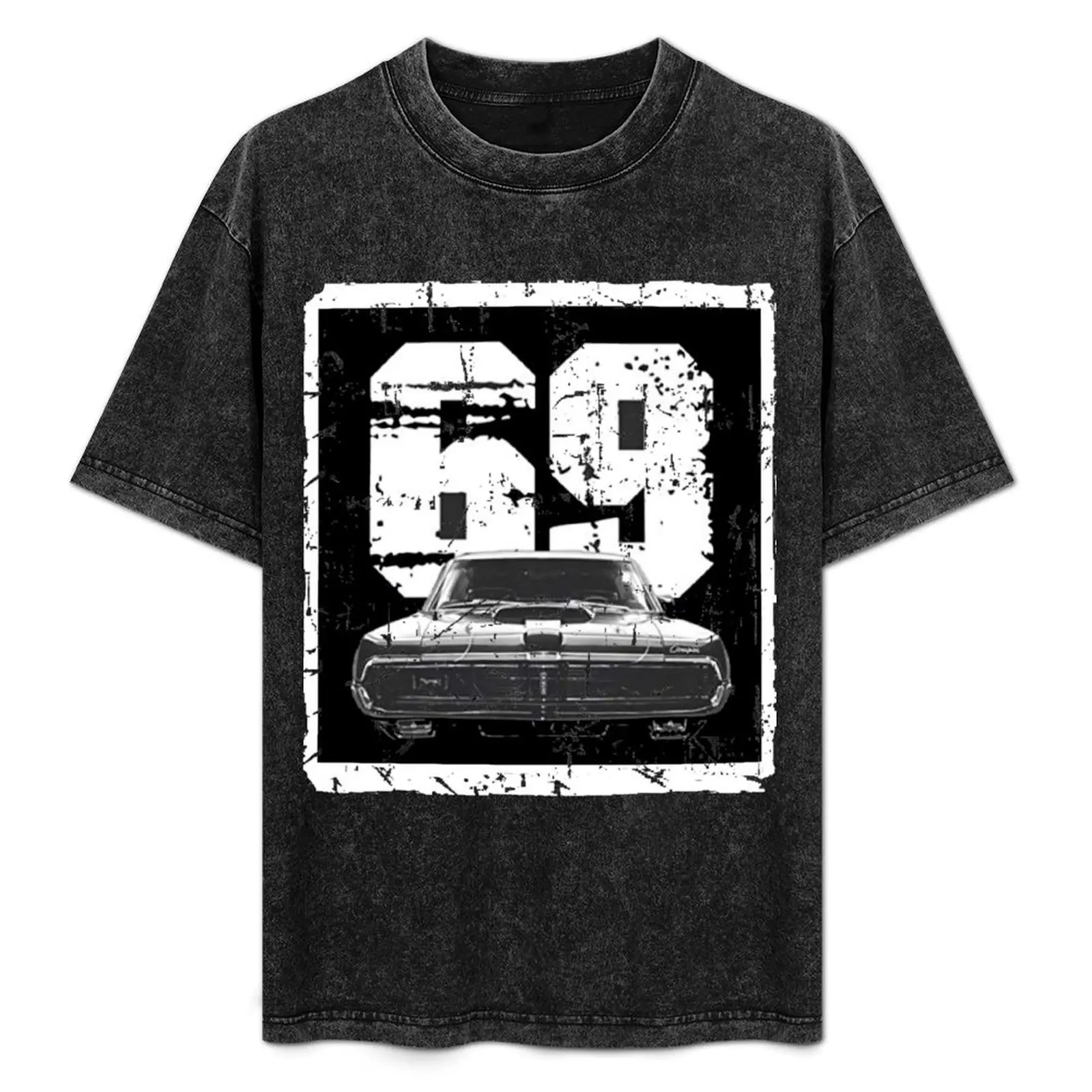 1969 Mercury Cougar Front View T Shirt T-Shirt oversized graphic tee sweat anime stuff Men's clothing