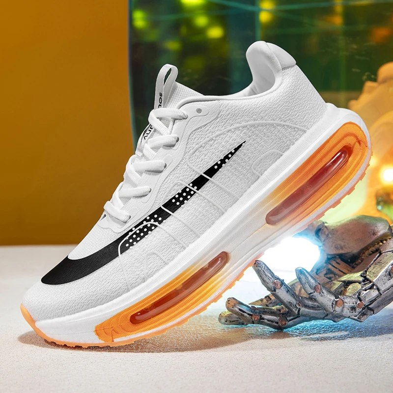 

2025 Autumn New Air-Cushion Running Shoes - Men's & Women's Lightweight Shock-Absorbing Non-Slip Low-Top Sneakers