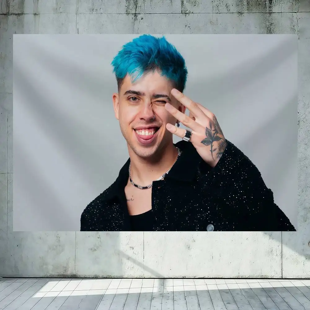 

Rapper L-Luck Ra QUE SED 150x200cm 60x90cm Flag Decoration Outdoor Picnic Party Home Camping Party Art Hanging Banner