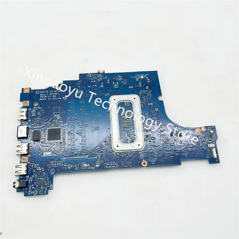 08R7K3 LA-G714P 3865U / 4415U /I3-7020U CPU Notebook Mainboard Original For Dell VOSTRO 3481 3581 3584 3781 Laptop Motherboard