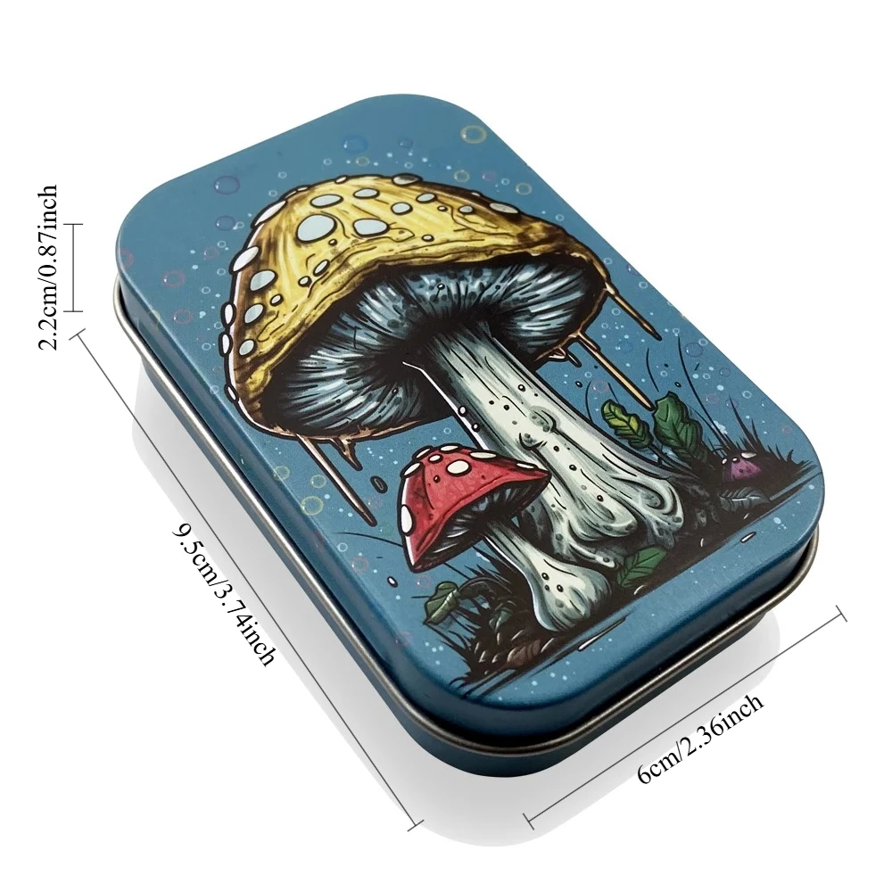 Flip Cap Tobacco Storage Kit Case Cigarette Metal Box Money Coin Candy Key Organizer Container Jar Cans Sundry