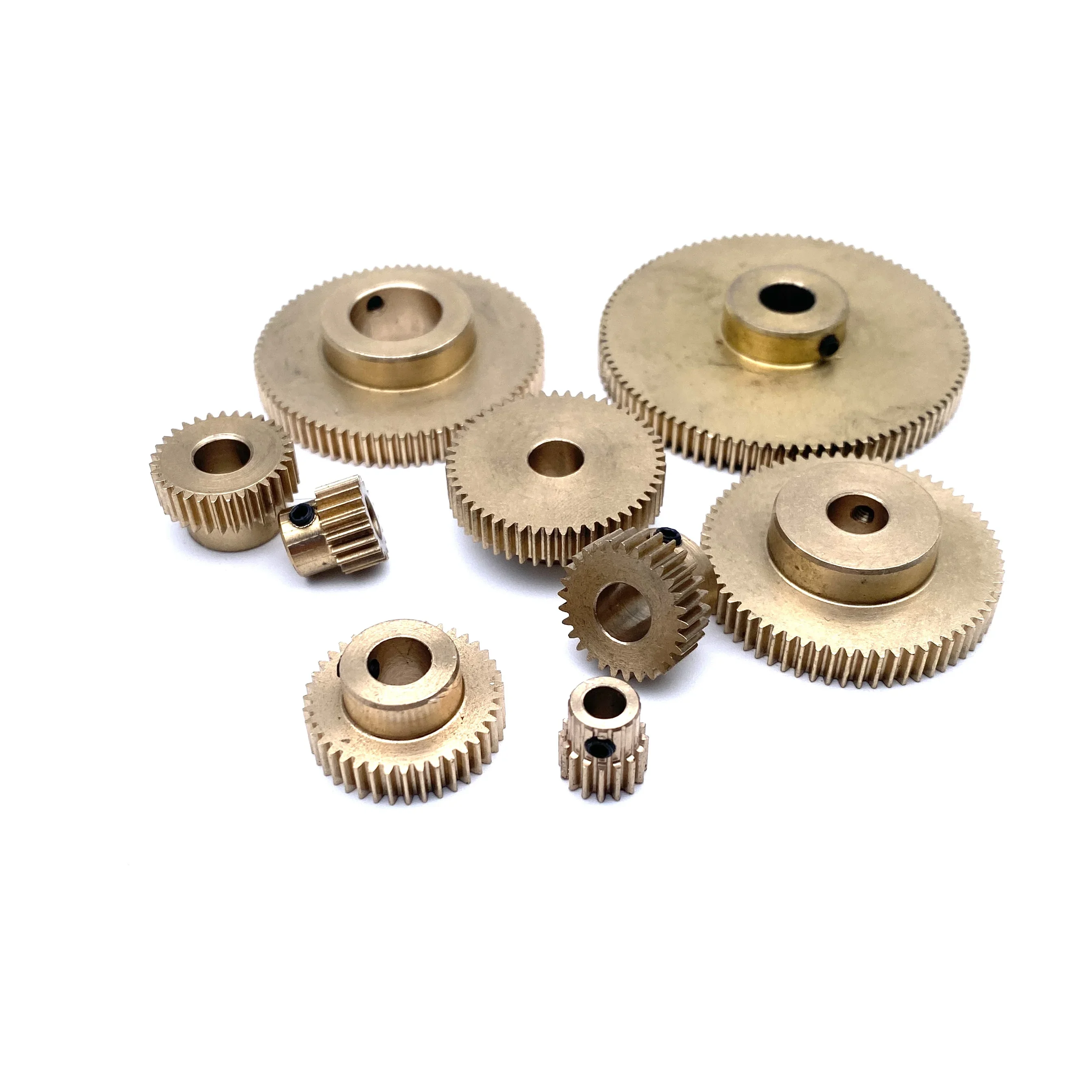 0.5M 톱니 스텝 구리 기어 볼록 직선 톱니, 8mm 키웨이 부품, 3/3.17, 4, 5, 6/6.35, 7, 8, 10, 12mm 구멍, 64-79 톱니