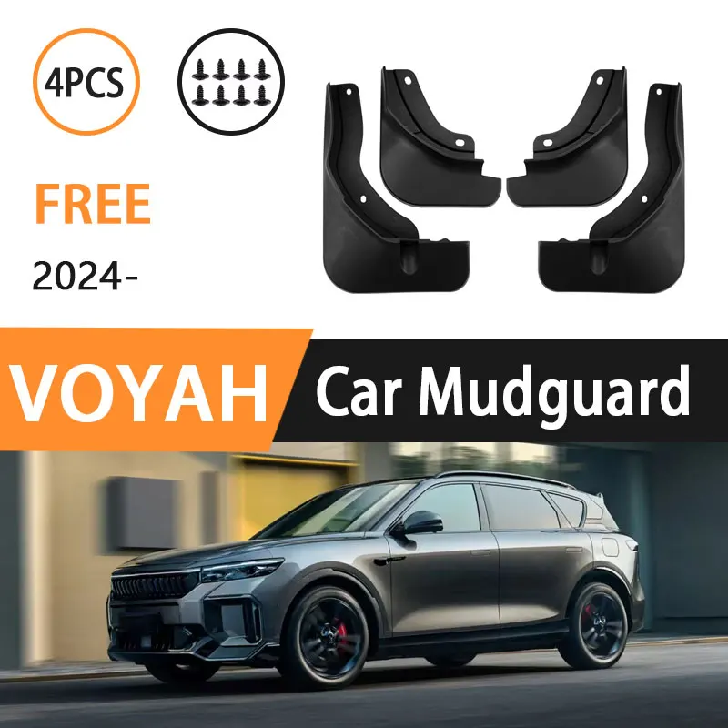 

Mudflaps For Voyah Free 2024 Mudguard Guard Fender Front Rear Wheel Auto Accessories ProtectorHigh Quality Waterproof