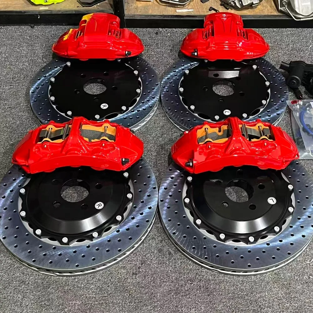 380mm 355mm 330mm Vehicle Car Disc Customized Big Brake Rotor Upgrade Kit For BMW F06 640i 20inch Mechatronic Caliper