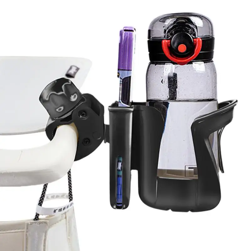 Stroller Cup Holder with Phone stand 360 Rotatable Milk Bottle Cup holder Pram water Bottle rack Attachment Scooter Cup Holder