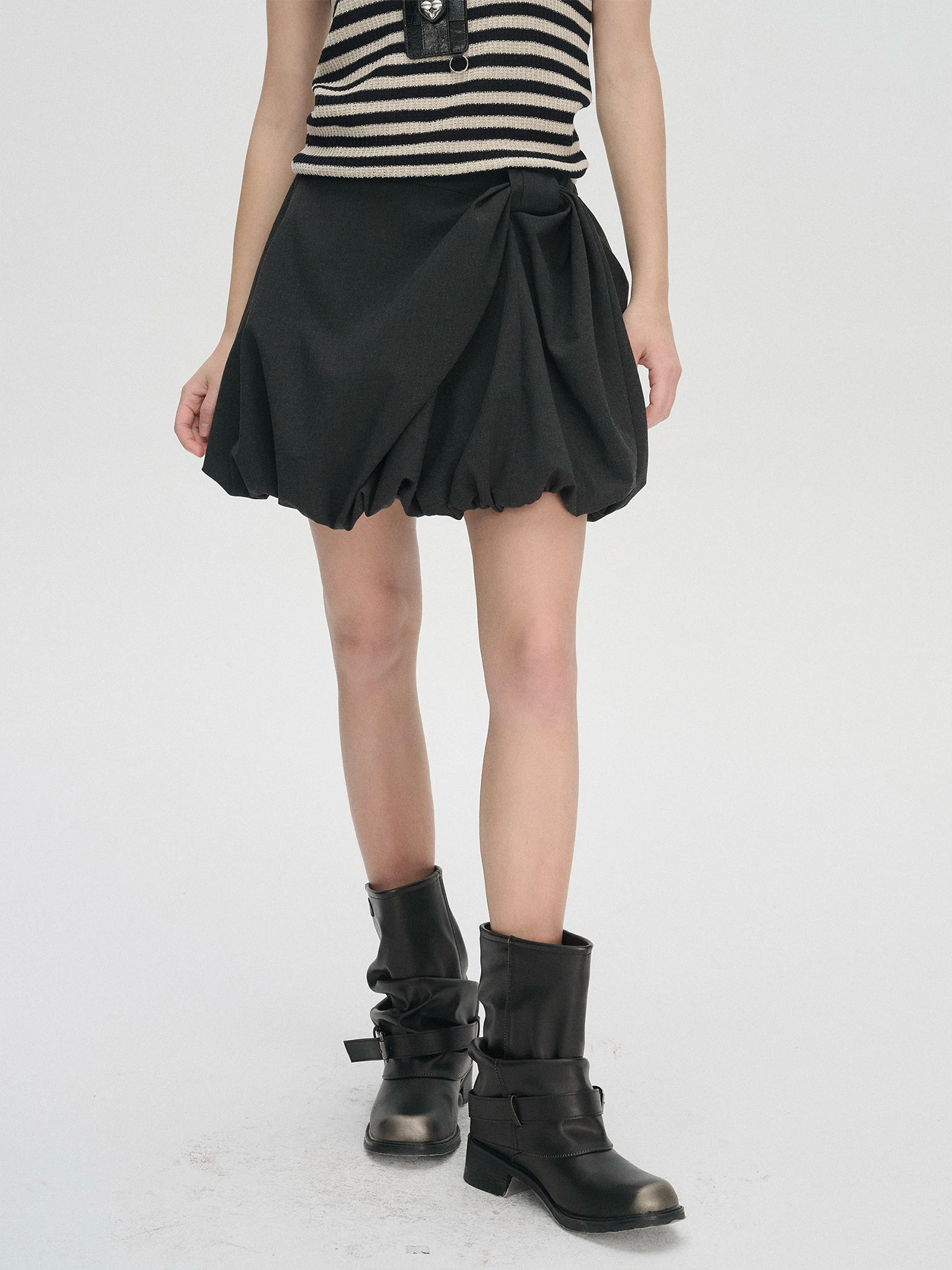 

Весенне-летняя юбка А-силуэта с объемными цветочными бутонами и 3D-узлом в скандинавском стиле, с эластичной талией, для молодых женщин