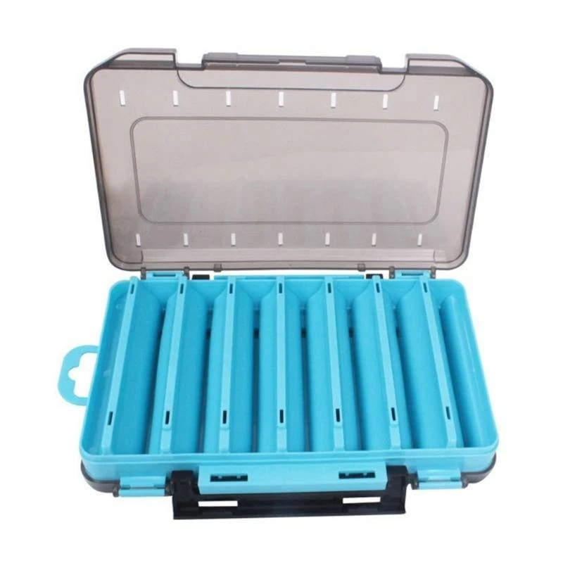 

Tackle Box Fishing Lures Baits Hooks Storage Container Case Multiple Compartment
