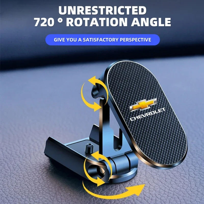 360 Rotatable Magnetic Car Phone Holder For Chevrolet Cruze Colorado Spark Captiva Malibu Trax Aveo Car Styling Accessories