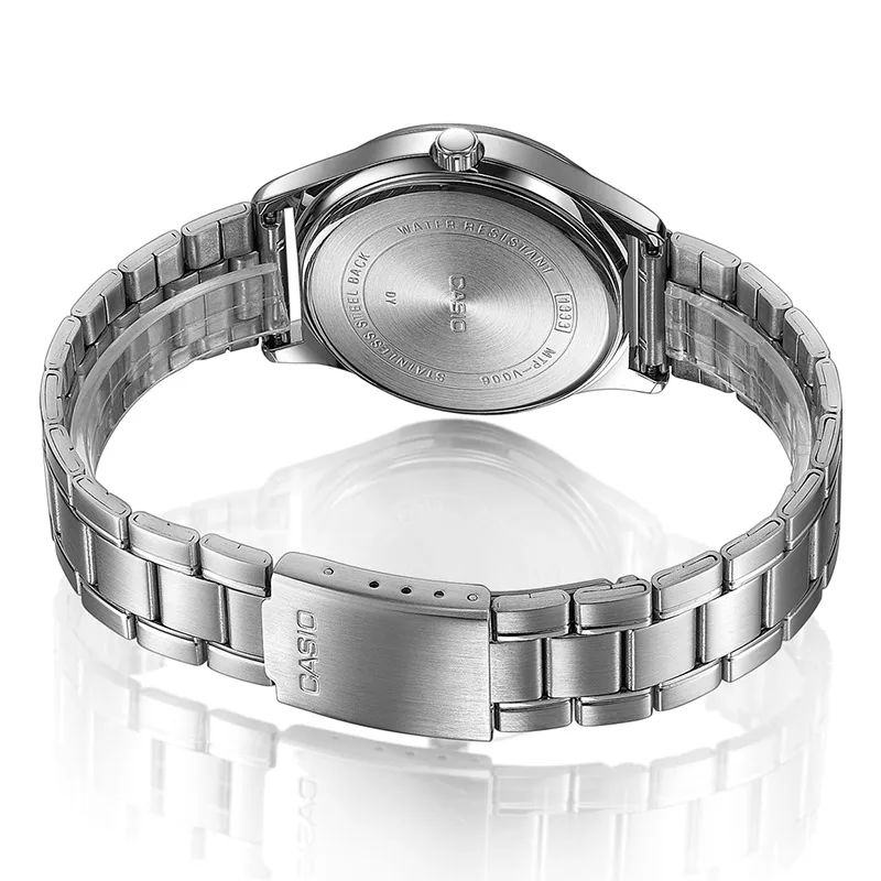 CASIO MTP-V006D Series for Men‘s Watch: Water Resistant & Day Date Display Daily Watch