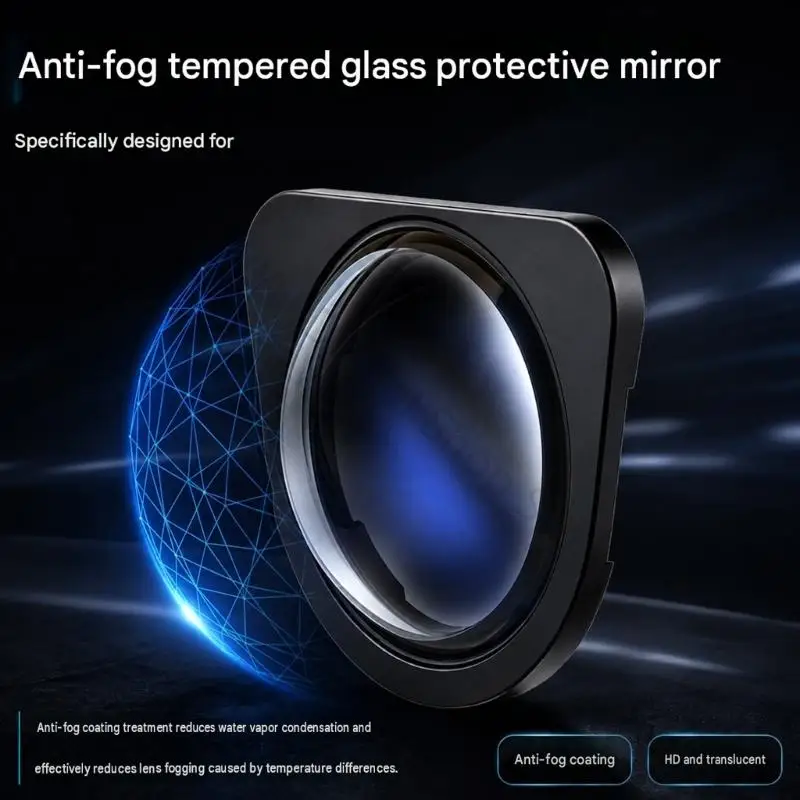 96BA Frontkamera-Schutzabdeckung für Modell Y/YL/3, Linsenschutz aus gehärtetem Glas mit geformtem Legierungsrahmen für – Detail 7