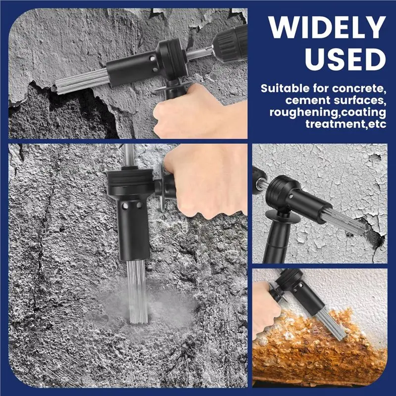 AT19-Alat Pembersih Karat Bertekanan Udara, Scaler yang Ditingkatkan untuk Pahat Beton dengan Pegangan Anti-Selip untuk Menghilangkan Cat, Pengelasan, dan Slag